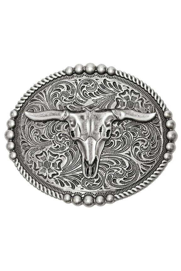 Western Belt Buckle for Men Women Rodeo Texas Longhorn Bull Cowboy Cowgirl Belt Buckle