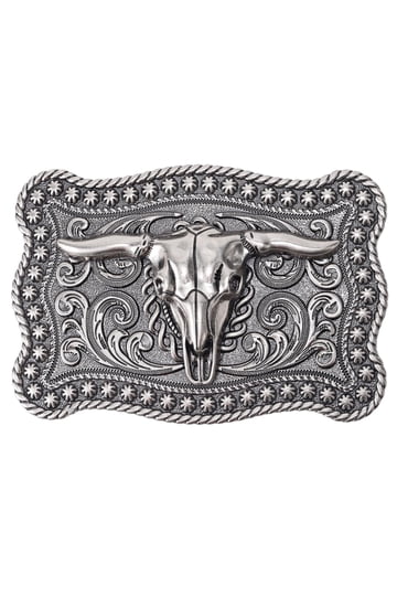 Poker Belt Buckle Big Silver Buckle Texas‎ Rodeo Women\'s Men\'s Twisted Rope Texas Buckle | Montana Silversmiths main image 4