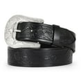 thumbnail image 1 of SUOSDEY Western Belts for Women Men Black Cowgirl Cowboy Leather Belts for Jeans Xmas Gift, 1 of 7