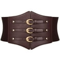 thumbnail image 1 of SUOSDEY Women Corset Belt Ladies Elastic Wide Waist Belts for Daily Cosplay Halloween Costume, 1 of 6