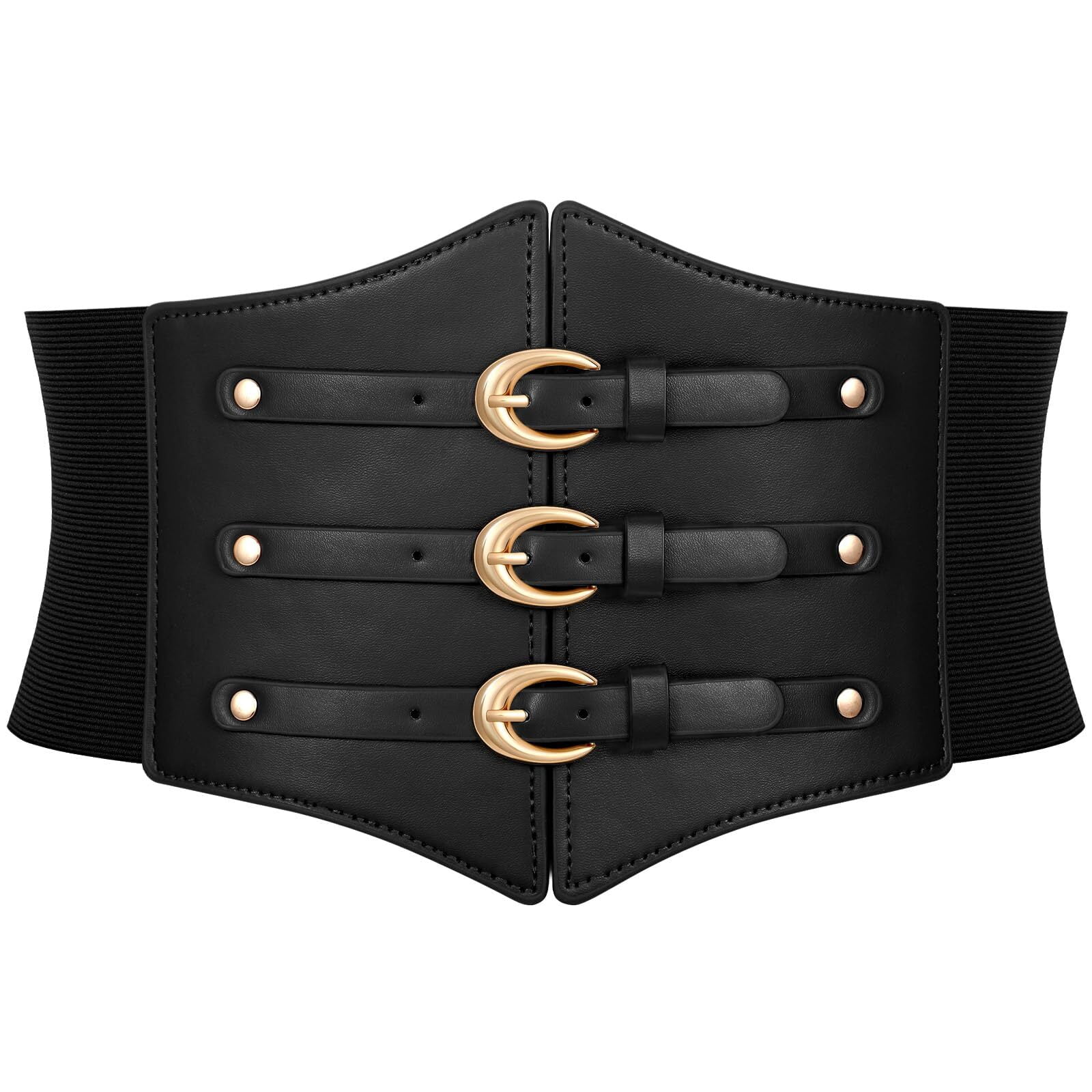 SUOSDEY Women Corset Belt Ladies Elastic Wide Waist Belts  display picture 1