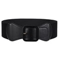 thumbnail image 1 of SUOSDEY Women Elastic Wide Belt Stretchy Vintage Ladies Waist Belt for Dress, 1 of 7
