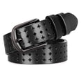 thumbnail image 1 of SUOSDEY Women Hollow Genuine Leather Belts with Pin Buckle,Fashion Casual Waist Belt for Jeans Dress Pants, 1 of 5