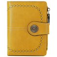 thumbnail image 1 of SUOSDEY Women Leather Wallet Small Compact Ladies Purse RFID Blocking Credit Card Case, 1 of 7