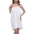 thumbnail image 1 of SUOSDEY Women Spa Towel Robe Microfiber Shower Bath Towel Body Wrap Towel,White, 1 of 6