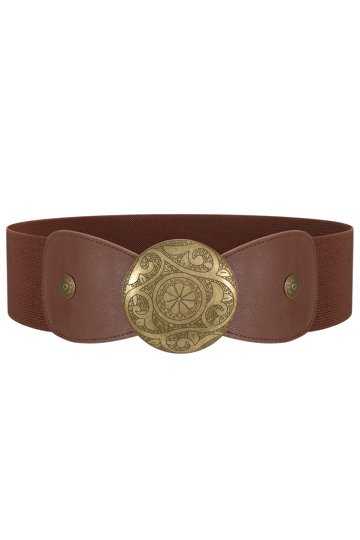 3127 Double Hole Grommets Canvas Web Belt, Tan | Xl (38\