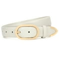 thumbnail image 1 of SUOSDEY Womens Belts Beige Elegant Ladies Leather Belt for Jeans Dress Gift, 1 of 6