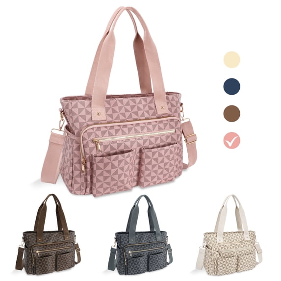 SUOSDEY Work Tote Bags for Women,Large Capacity Luxury Leather Laptop Bag Cup ,Tote Shoulder Handbag,Crossbody Messenger Bag