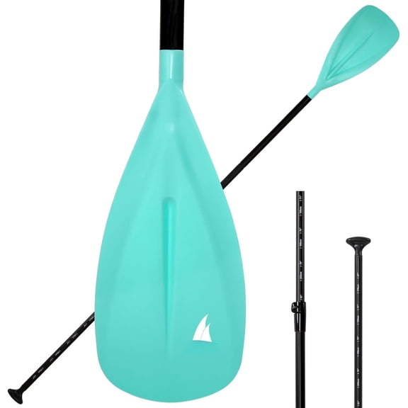 SUP Paddle - 3- Adjustable Aluminium SUP Paddle with Glass Fiber  for Surfing, Floating, Water