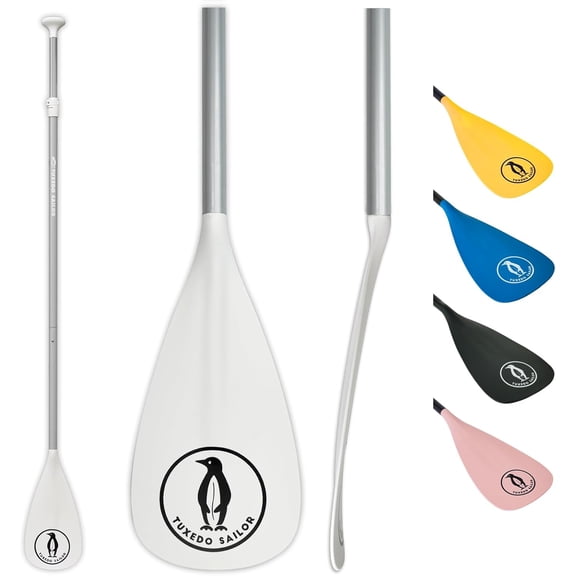 SUP Paddle - 3 Piece Adjustable Stand Up Paddle Board Paddle - Lightweight & Floating Paddle Board Oar - Durable and Packable, Reinforced Nylon Blades - Efficient Stroke