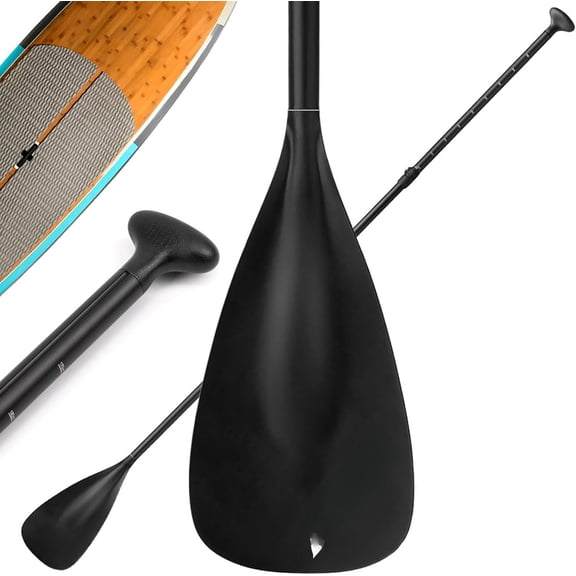 SUP Paddle - Adjustable 3 count Stand Up Paddle Board Paddle with Lock Design Floating Alloy Shaft Paddleboard Paddle