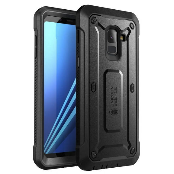 SUP Unicorn Beetle Pro Rugged Carrying Case (Holster) Samsung Galaxy A8+ (2018) Smartphone, Black