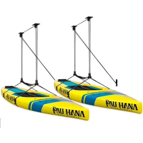 SUP and Surfboard Ceiling Hoist | 2 Pack | Essential Garage Storage Pulley