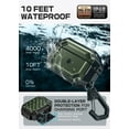 thumbnail image 1 of SUPCASE for Apple AirPods Pro 3 Case with Lock & Carabiner, [IP68 Waterproof] [Military-Grade Protection] [Supports Wireless Charging] Anti-Scratch Hard Shell Cover for AirPods Pro 3rd Gen, Guldan, 1 of 7