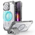 thumbnail image 1 of SUPCASE for Apple iPhone 16 Pro 6.3" Case with Camera Cover Stand, [Compatible with MagSafe] [Built-in Kickstand] [Military-Grade Protection] Heavy Duty Strong Magnetic Force Phone Case, White, 1 of 1