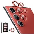 thumbnail image 1 of SUPCASE Camera Lens Protector Designed for Galaxy S23 Ultra, [Scratch-Resistant] [Ultra-Thin] Tempered Glass Camera Lens Screen Protector (RedGlitter), 1 of 7
