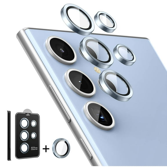 SUPCASE Camera Lens Protector Designed for Galaxy S23 Ultra, [Scratch-Resistant] [Ultra-Thin] Tempered Glass Camera Lens Screen Protector (Mountain)