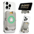 thumbnail image 1 of SUPCASE for MagSafe Wallet with Stand, Magnetic Wallet for Men Women, [Hold 6 Cards] [RFID Blocking] [Strong Magnetic Lock] Phone Stand Card Holder for Apple iPhone 16/15/14/13/12 Series, Gray, 1 of 10