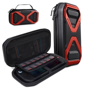 SUPCASE for Nintendo Switch 2 Carrying Case 2025, [12 Game Card Storage] [Military-Grade Protection] Spacious Portable Hard Shell Travel Bag for Nintendo Switch 2 Console & Accessories, Red