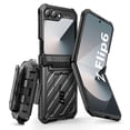 thumbnail image 1 of SUPCASE for Samsung Galaxy Z Flip 6 Case with Stand & Belt-Clip (Unicorn Beetle Pro), [Hinge Protection] [Front Screen Protector] Full Body Rugged Protective Phone Case for Galaxy Z Flip 6/5, Black, 1 of 11