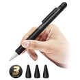thumbnail image 1 of SUPCASE Silicone Protective Case for Apple Pencil (1st Generation), Anti-Slip Grip with Nib Cover (3 Pieces) Accessories (Black), 1 of 6