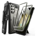 thumbnail image 1 of SUPCASE UB Pro Case for Samsung Galaxy S24 Ultra, [2 Front Frame] [Military-Grade Protection] Heavy Duty Rugged Case with Built-in Screen Protector & Kickstand & Belt-Clip (TiGray), 1 of 1