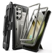 SUPCASE UB Pro Case for Samsung Galaxy S24 Ultra, [2 Front Frame] [Military-Grade Protection] Heavy Duty Rugged Case with Built-in Screen Protector & Kickstand 
