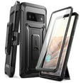 thumbnail image 1 of SUPCASE UB Pro Case for Google Pixel 7A (2023 Release), Full-Body Dual Layer Rugged Belt-Clip & Kickstand Case with Built-in Screen Protector (Black), 1 of 9