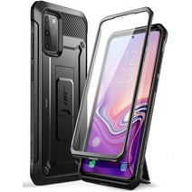 SUPCASE UB Pro Series Designed for Samsung Galaxy S20 Plus 5G Case, Built-in Screen Protector with Full-Body Rugged Holster & Kickstand for Galaxy S20 Plus (2020 Release) (Black)