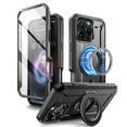thumbnail image 1 of SUPCASE UBPro Mag for iPhone 16 Pro 6.3" Case with Stand, [Support MagSafe] [Built-in Screen Protector & Belt Clip] [Military-Grade Protection] Magnetic Phone Case for iPhone 16 Pro, 6.3", Black, 1 of 8