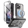 thumbnail image 1 of SUPCASE UBPro Mag for iPhone 16 Pro 6.3" Case with Stand, [Support MagSafe] [Built-in Screen Protector & Belt Clip] [Military-Grade Protection] Magnetic Phone Case for iPhone 16 Pro, 6.3", Gray, 1 of 8