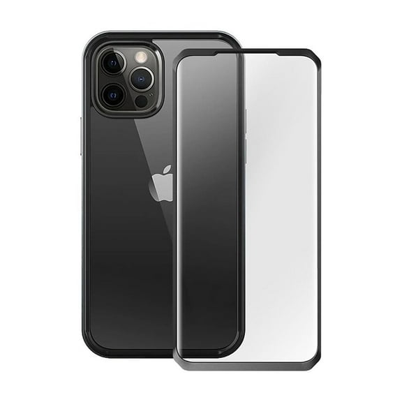 SUPCASE Unicorn Beetle Black Edge with Screen Protector Clear Case for iPhone 13 Pro
