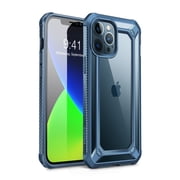 SUPCASE Unicorn Beetle EXO Series Case for iPhone 12 Pro Max 2020 Release 6.7 Inch, Premium Hybrid Protective Clear Bumper Case Blue