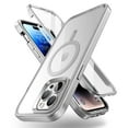 thumbnail image 1 of SUPCASE Unicorn Beetle Edge Mag Case for iPhone 14 Pro Max 6.7", Compatible with MagSafe Slim Frame Clear Protective Case with Built-in Screen Protector Silver, 1 of 10
