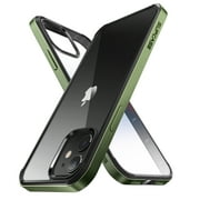 SUPCASE Unicorn Beetle Edge Series Case Designed for iPhone 11 (2019 Release) 6.1 Inch, Slim Metal Frame Case with TPU Inner Bumper & Transparen (DarkGreen)