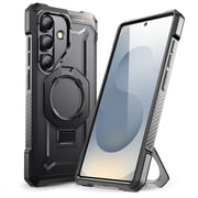 SUPCASE Unicorn Beetle Grip for Samsung Galaxy S25 FE Case with Stand, [Military-Grade Protection] [Compatible with MagSafe] N52 Powerful Magnet Magnetic Phone Case Cover for S25 FE 6.7 inch, Black