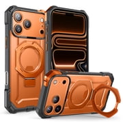 SUPCASE Unicorn Beetle Grip for iPhone 18 Pro Case / 17 Pro Case with Stand, Heavy Duty Protection, Support MagSafe, Camera Control, Anti-Slip Grip, Rugged Magnetic Phone Case, Coral
