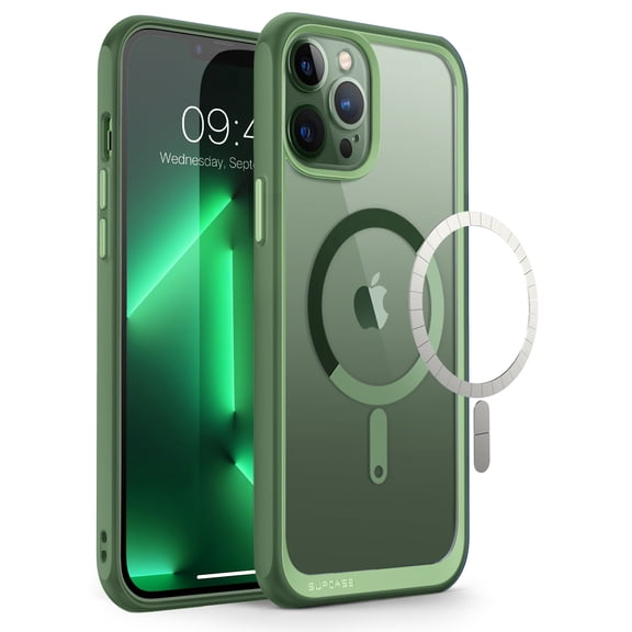 SUPCASE Unicorn Beetle Mag Series Case for iPhone 13 Pro Max (2021 Release) 6.7 Inch, Premium Hybrid Protective Clear Case Compatible with MagSafe (Jasper)