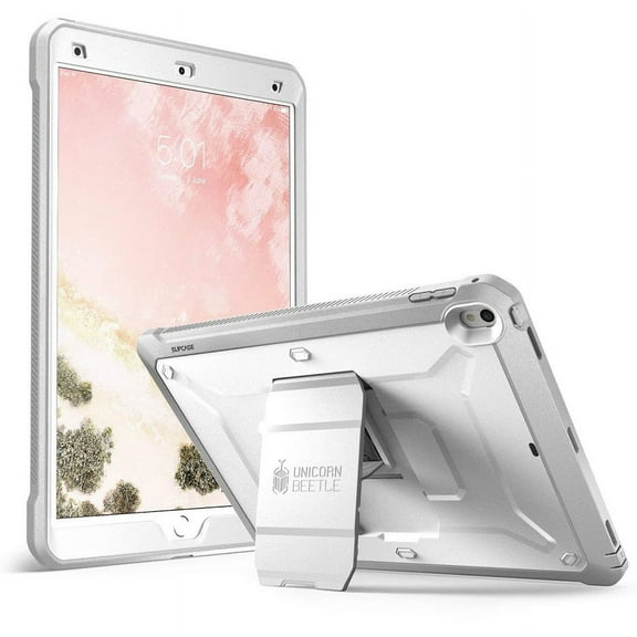 SUPCASE [Unicorn Beetle PRO] Case for iPad Air 3 (2019) & iPad Pro 10.5'' (2017), Heavy Duty with Built-in Screen Protector Full-Body Rugged Protective Apple iPad Pro 10.5'' / iPad Air 3 Case (White)