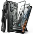 thumbnail image 1 of SUPCASE Unicorn Beetle Pro Case for Samsung Galaxy S22 Ultra 5G (2022 Release), [Extra Front Frame] Full-Body Dual Layer Rugged Belt-Clip & Kickstand Case with Built-in Screen Protector (CamoGray), 1 of 9