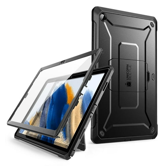 SUPCASE Unicorn Beetle Pro Case for Samsung Galaxy Tab S9 FE Plus 12.4 Inch (2023), with Built-in Screen Protector & Kickstand & S Pen Holder Full-Body Rugged Protective Case (Black)