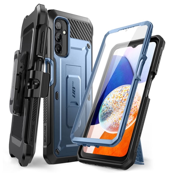 SUPCASE Unicorn Beetle Pro Case for Samsung Galaxy A14 5G (2023), Full-Body Rugged Belt-Clip & Kickstand Case with Built-in Screen Protector (Tilt)