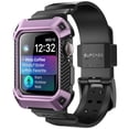 thumbnail image 1 of SUPCASE [Unicorn Beetle Pro] Designed for Watch Series 6/SE/5/4 [40mm], Rugged Protective Case with Strap Bands (Violte), 1 of 5