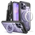thumbnail image 1 of SUPCASE Unicorn Beetle Pro Mag Case for iPhone 14 Pro Max 6.7", Compatible with MagSafe Full Body Rugged Case with Built-in Screen Protector & Kickstand & Belt-Clip (Mauve), 1 of 8