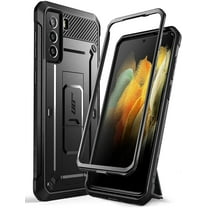 SUPCASE Unicorn Beetle Pro Series Case Designed for Samsung Galaxy S21 5G (2021 Release), Full-Body Dual Layer Rugged Holster & Kickstand Case Without Built-in Screen Protector (Black)