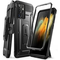 SUPCASE Unicorn Beetle Pro Series Case Designed for Samsung Galaxy S21 Ultra 5G (2021 Release), Full-Body Dual Layer Rugged Holster & Kickstand Case Without Built-in Screen Protector (Black)