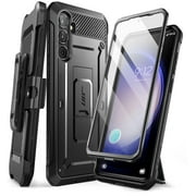 SUPCASE Unicorn Beetle Pro Series Case Designed for Samsung Galaxy S23 FE 2023 Release, Full-Body Dual Layer Rugged Holster & Kickstand Case with Built-in Screen Protector Black