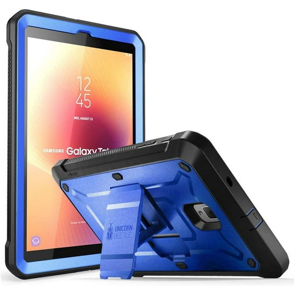 SUPCASE Unicorn Beetle Pro Series Case Designed for Samsung Tab A 8.0,with Built-in Screen Protector & Kickstand Full-Body Rugged Hybrid Protective Case for Galaxy Tab A 8.0 SM-T387 (2018) (DarkBlue)