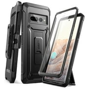 SUPCASE Unicorn Beetle Pro Series Case for Google Pixel 7 Pro 2022 Release, Full-Body Rugged Belt-Clip & Kickstand Case with Built-in Screen Protector Black