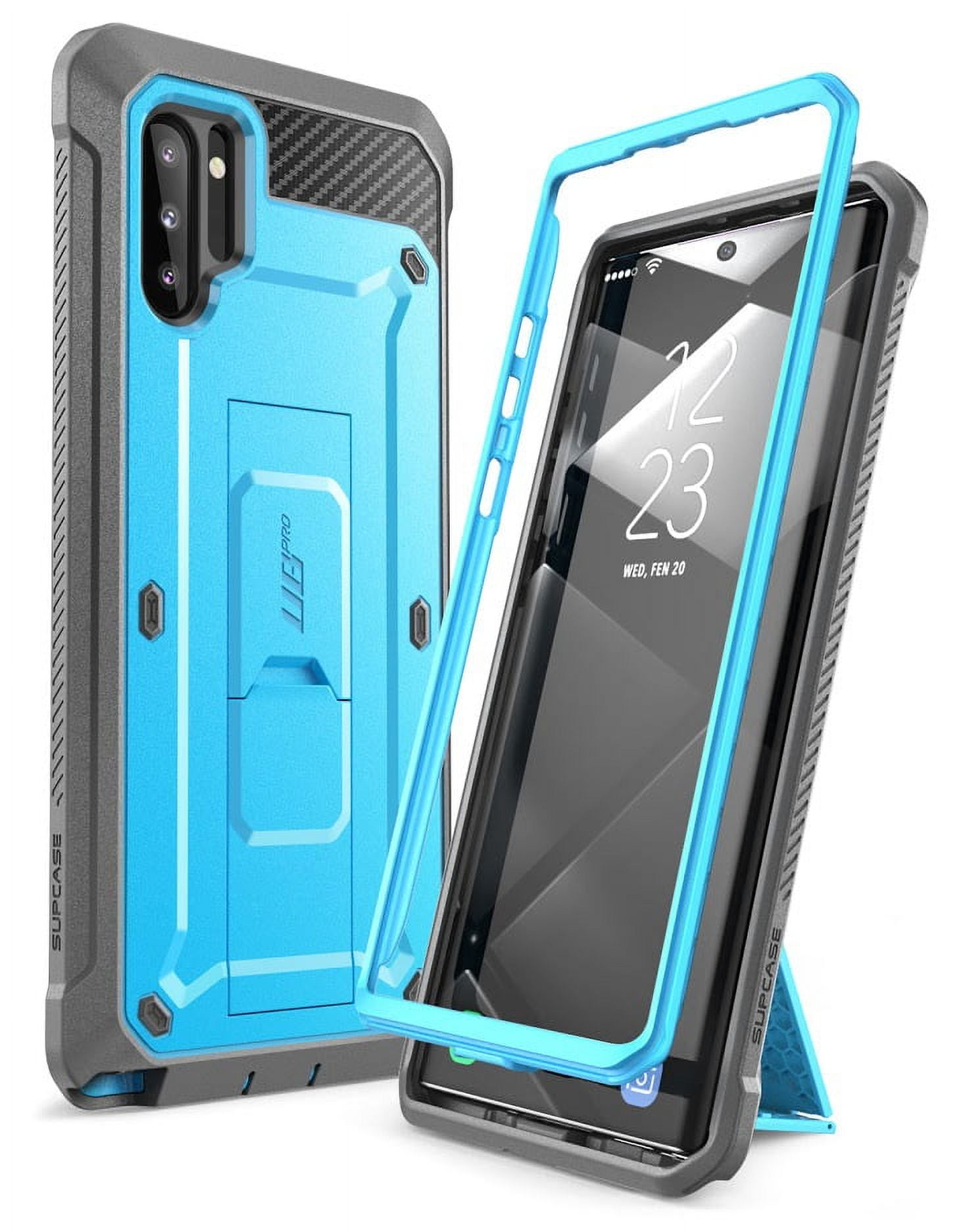 SUPCASE Unicorn Beetle Pro Series Case for Samsung Galaxy Note 10 (2019 Release), Full-Body Rugged Holster & Kickstand with-Out Built-in Screen Protector (Blue)
